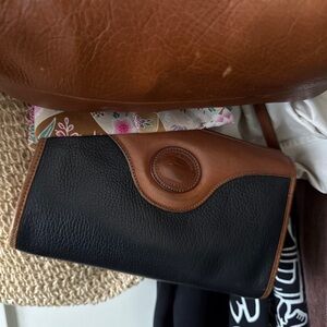 Elegant Black and Brown Leather Women's Bag